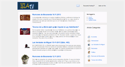 Desktop Screenshot of islatv.com