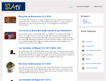 Tablet Screenshot of islatv.com